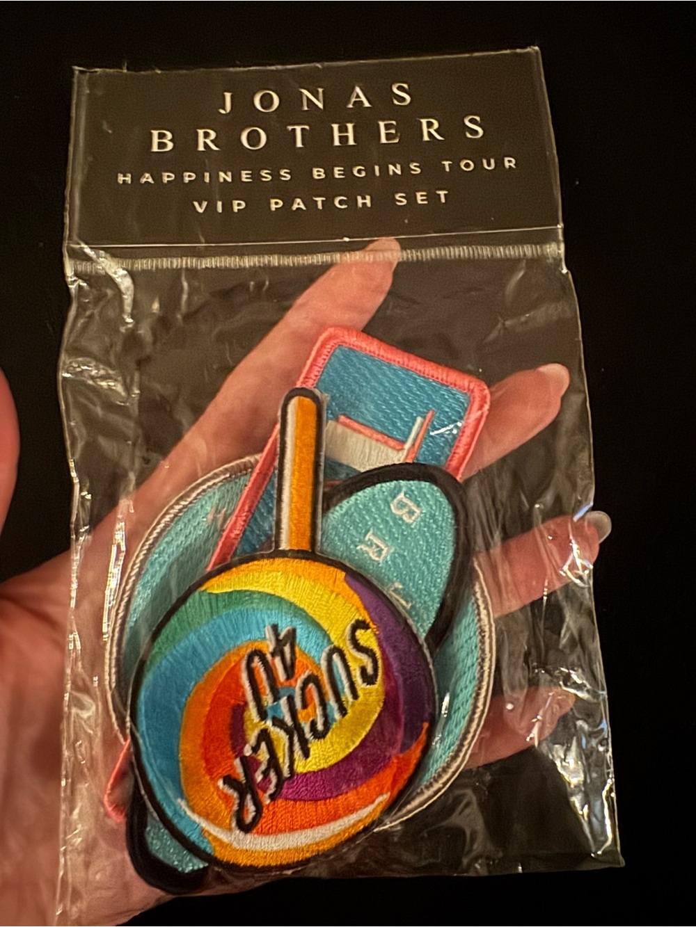 Jonas Brothers Happiness Begins Tour VIP Patch Set - Multicolor